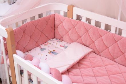 Детский постельный комплект Baby Veres Velour Princess (5 единиц), хлопок-велюр
